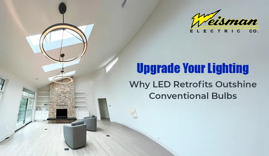LED lighting retrofits vs. conventional bulbs 