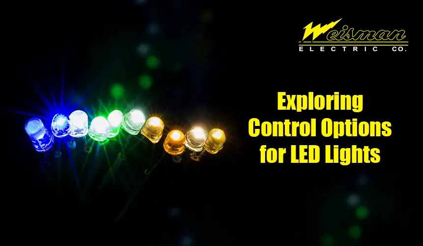 LED control options for energy efficiency and customizable lighting.