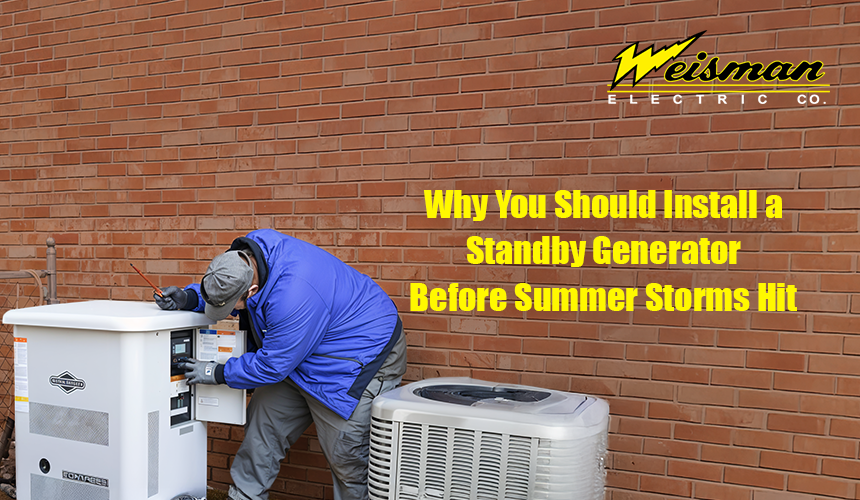 Stand by generator installation services in Maryland