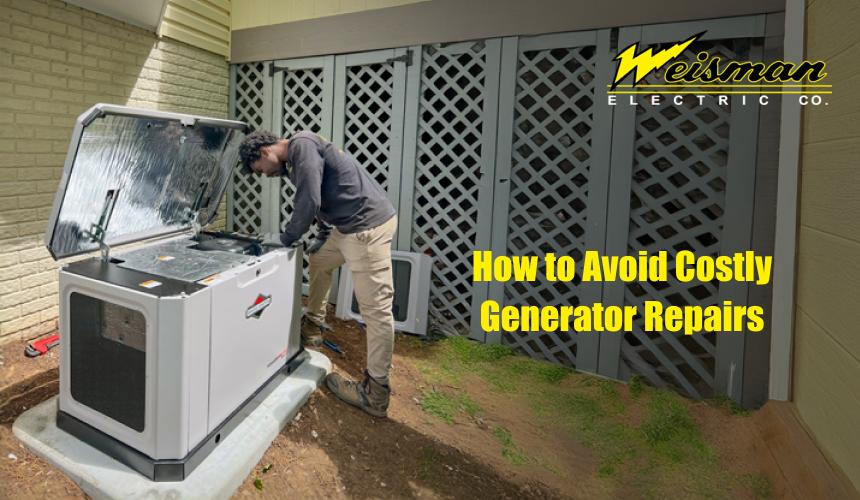 Home generator maintenance by licensed electrician in Annapolis