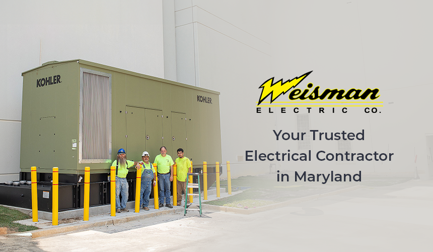 trusted electrical contractor for residential generator services in Maryland 