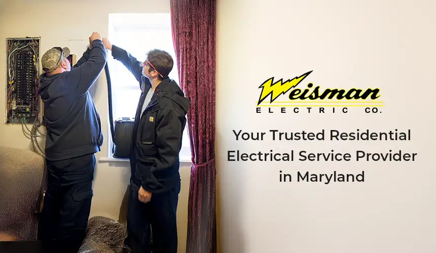 Weisman Electric Co. provides residential electrical services.