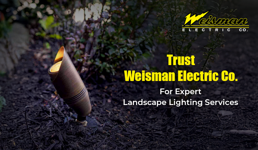 Weisman Electric Co. provides expert landscape lighting services with GFCI protection.