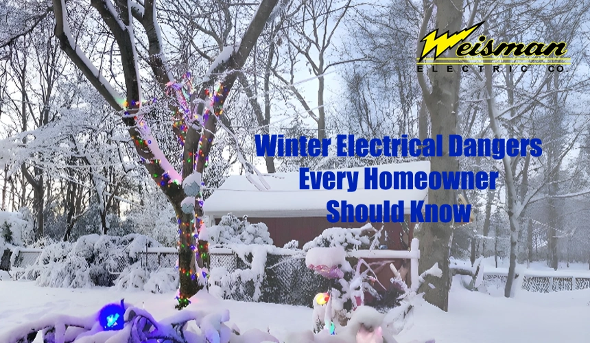 Winter electrical hazards in a home environment